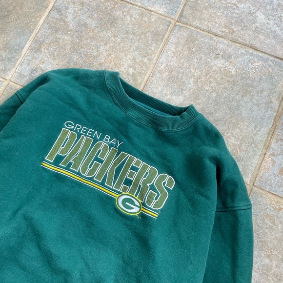Vintage Majestic Green Bay Packers Heavyweight Crewneck Sweatshirt Size XL NFL - Picture 2 of 5